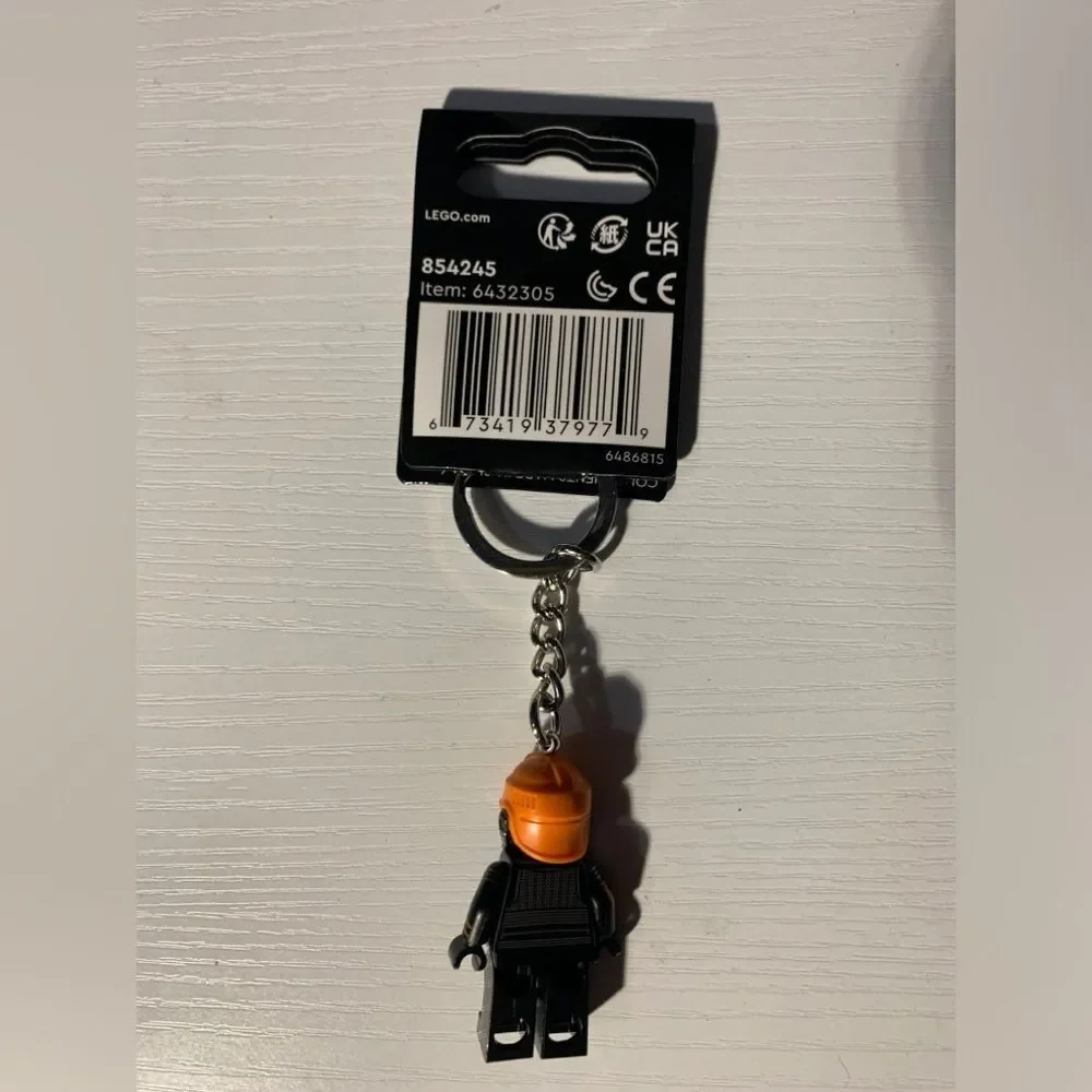 LEGO Fennec Shand Key Chain - Star Wars Minifigure Keyring, 854245